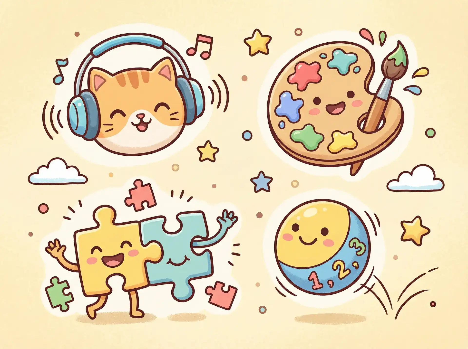 小朋友的手工作品 - 朴妮唛完整版 益智创作